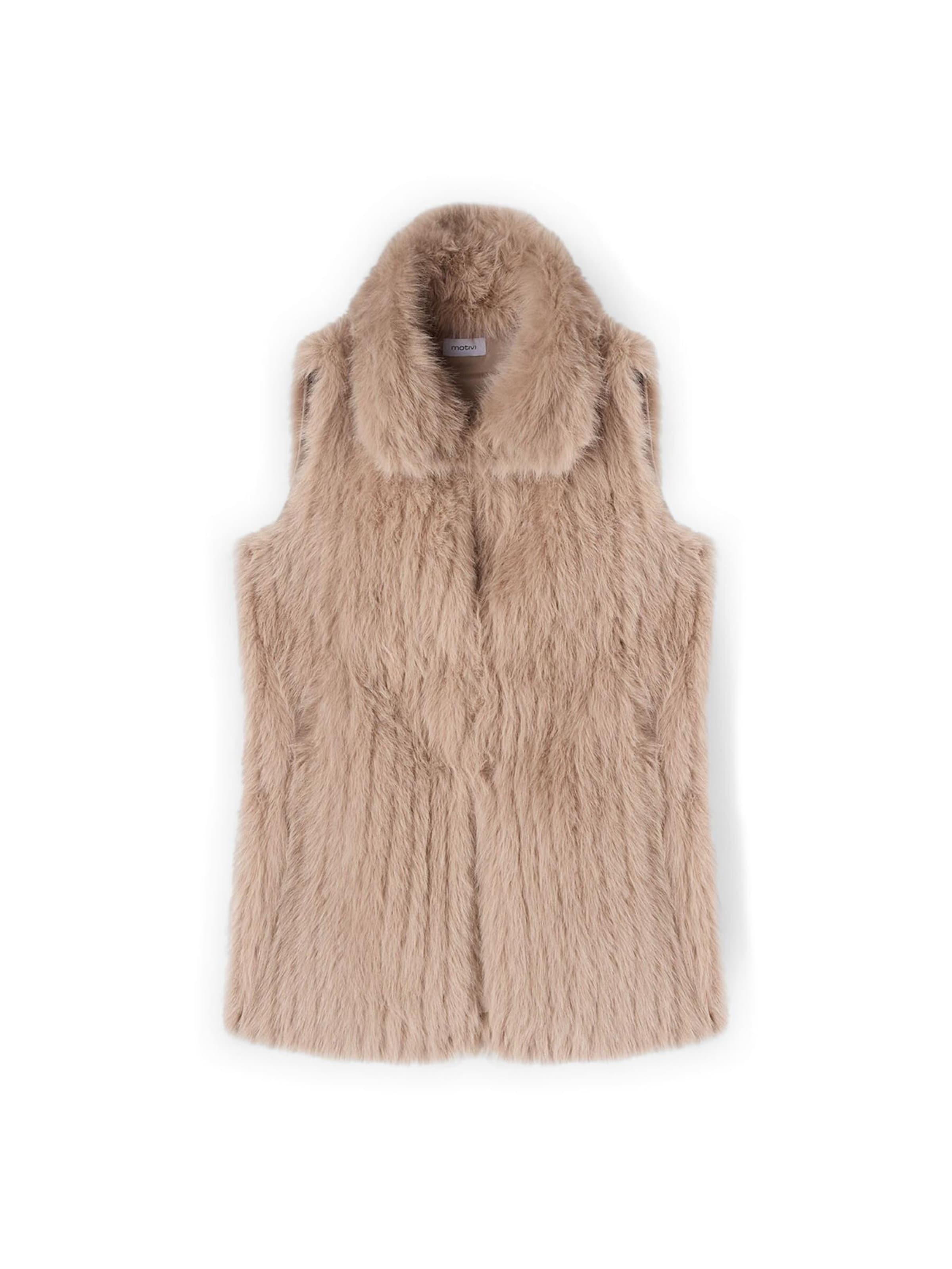 MOTIVI Wintermantel in Beige: voorkant
