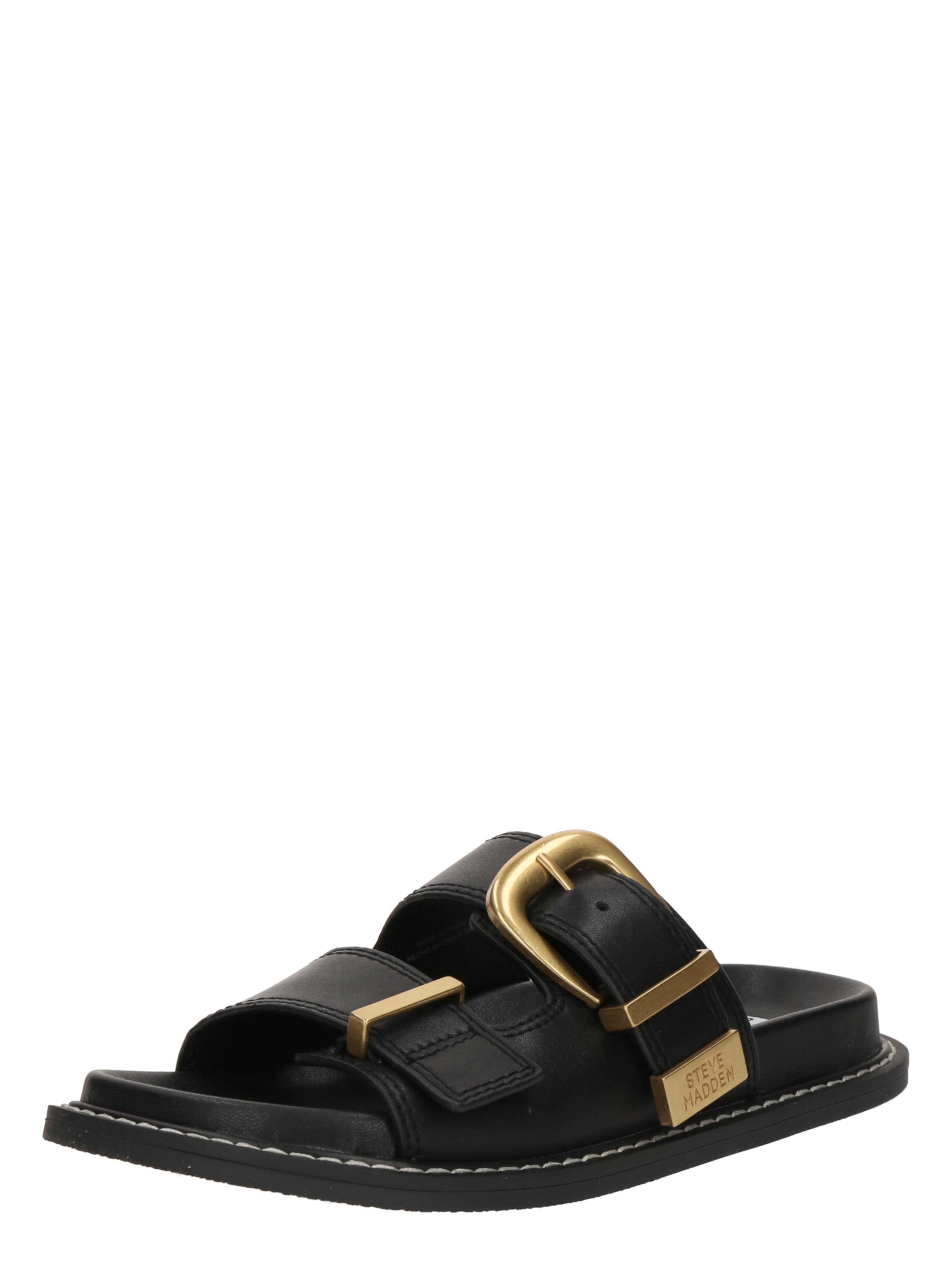 Saboți 'Arch-E' de la STEVE MADDEN pe negru: față