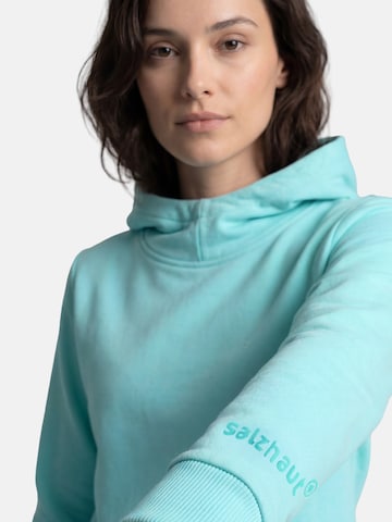 salzhaut Sweatshirt 'SUTSCHE' in Blau