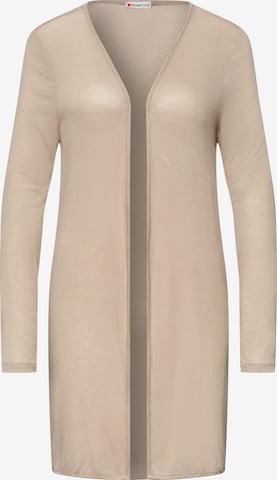 STREET ONE Strickjacke in Beige: Vorderseite