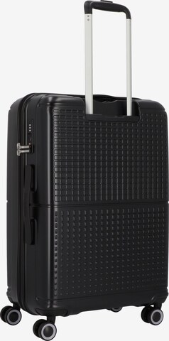 American Tourister Trolley 'Geopop' in Zwart