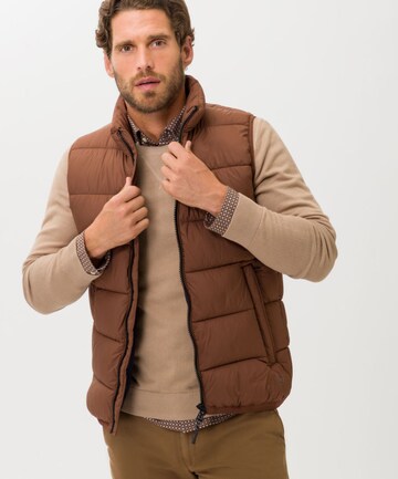 BRAX Bodywarmer 'Dante' in Bruin: voorkant