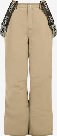 PROTEST Workout Pants 'PRTSticks JR' in Brown: front