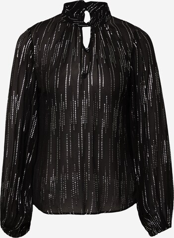 Camicia da donna di Wallis in nero: frontale