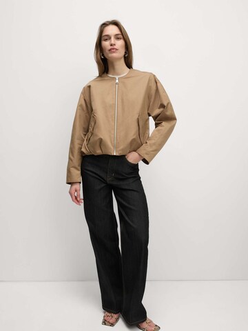 Marks & Spencer Tussenjas in Beige: voorkant