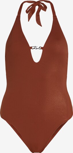 Karl Lagerfeld Maillot de bain en rouge rouille, Vue avec produit