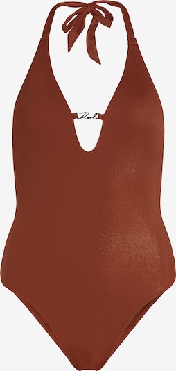 Karl Lagerfeld Maillot de bain en rouge rouille, Vue avec produit