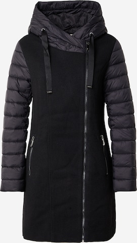 Palton de primăvară-toamnă 'De44nise' de la ZABAIONE pe negru: față