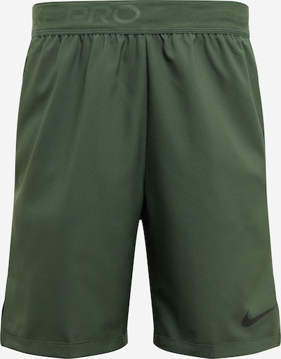 NIKE Sportovní kalhoty 'Flex Vent' - tmavě zelená / černá, Produkt