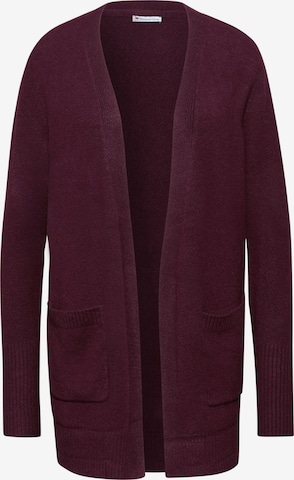 STREET ONE Strickjacke in Rot: Vorderseite