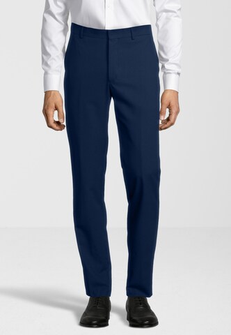 Steffen Klein Slimfit Broek in Blauw: voorkant