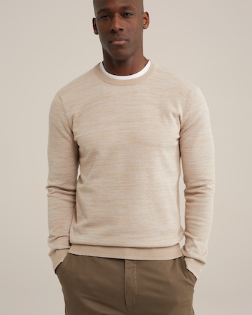 WE Fashion Sweter w kolorze beżowy: przód