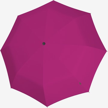 KNIRPS Umbrella 'Duomatic' in Pink: front