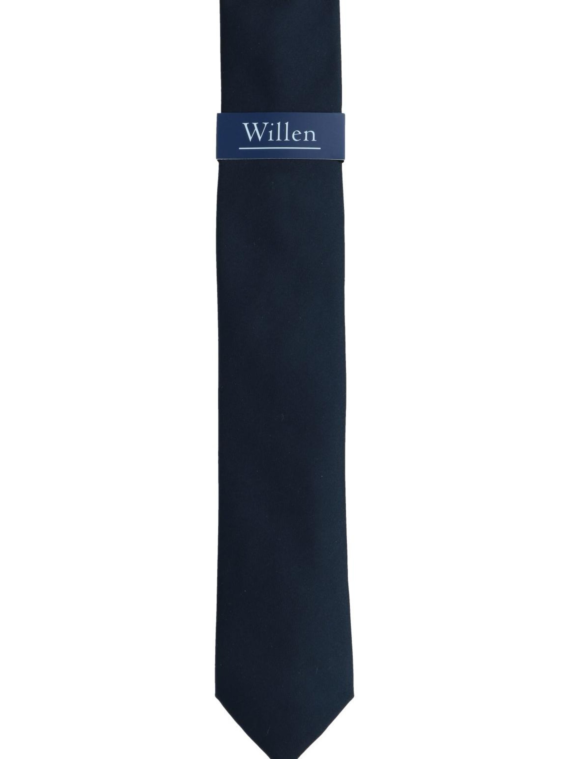 WILLEN Krawatte 'Uni de Luxe'‌‌‌‌‌‌‌‌ in Blau: Vorderseite