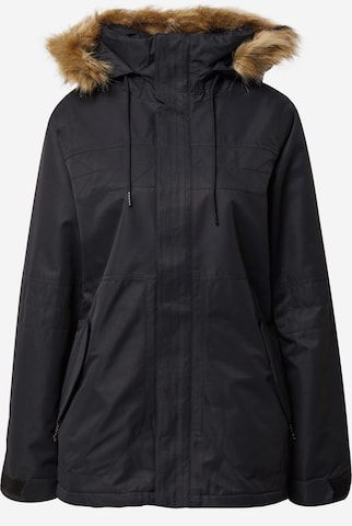 Volcom Outdoor Jacket in Black: front