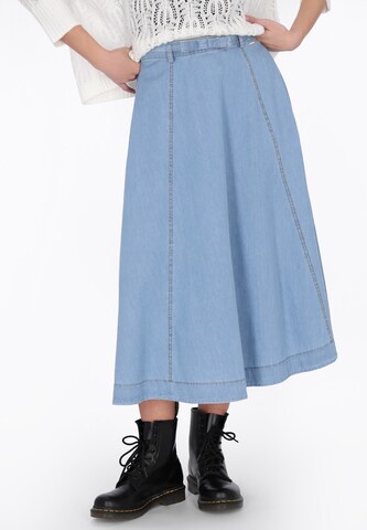 Jupe DreiMaster Vintage en bleu : devant