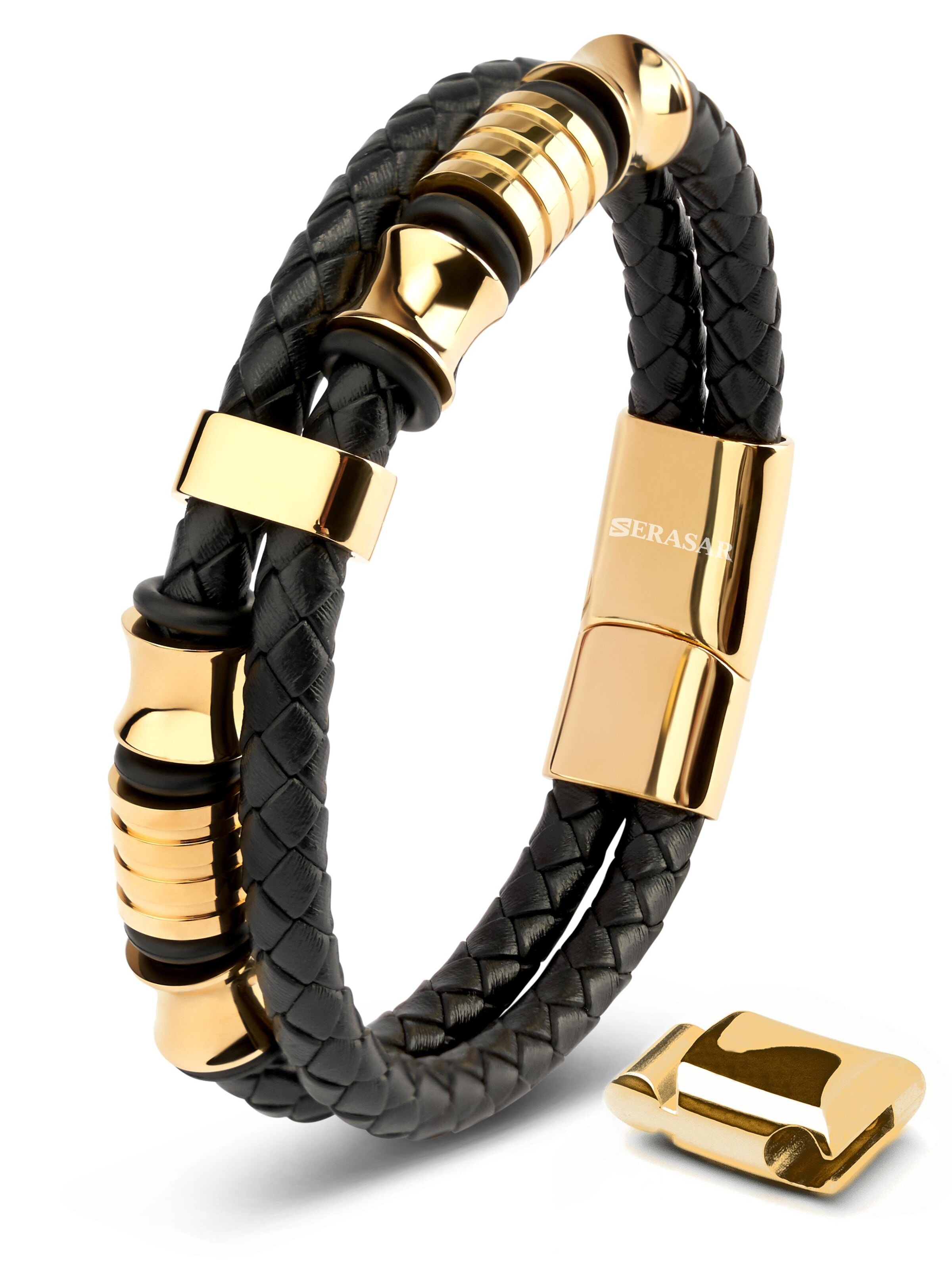 SERASAR - Pulseira 'Spirit' em ouro: frente