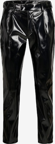 JJXX Regular Pleat-Front Pants 'Catie' in Black: front