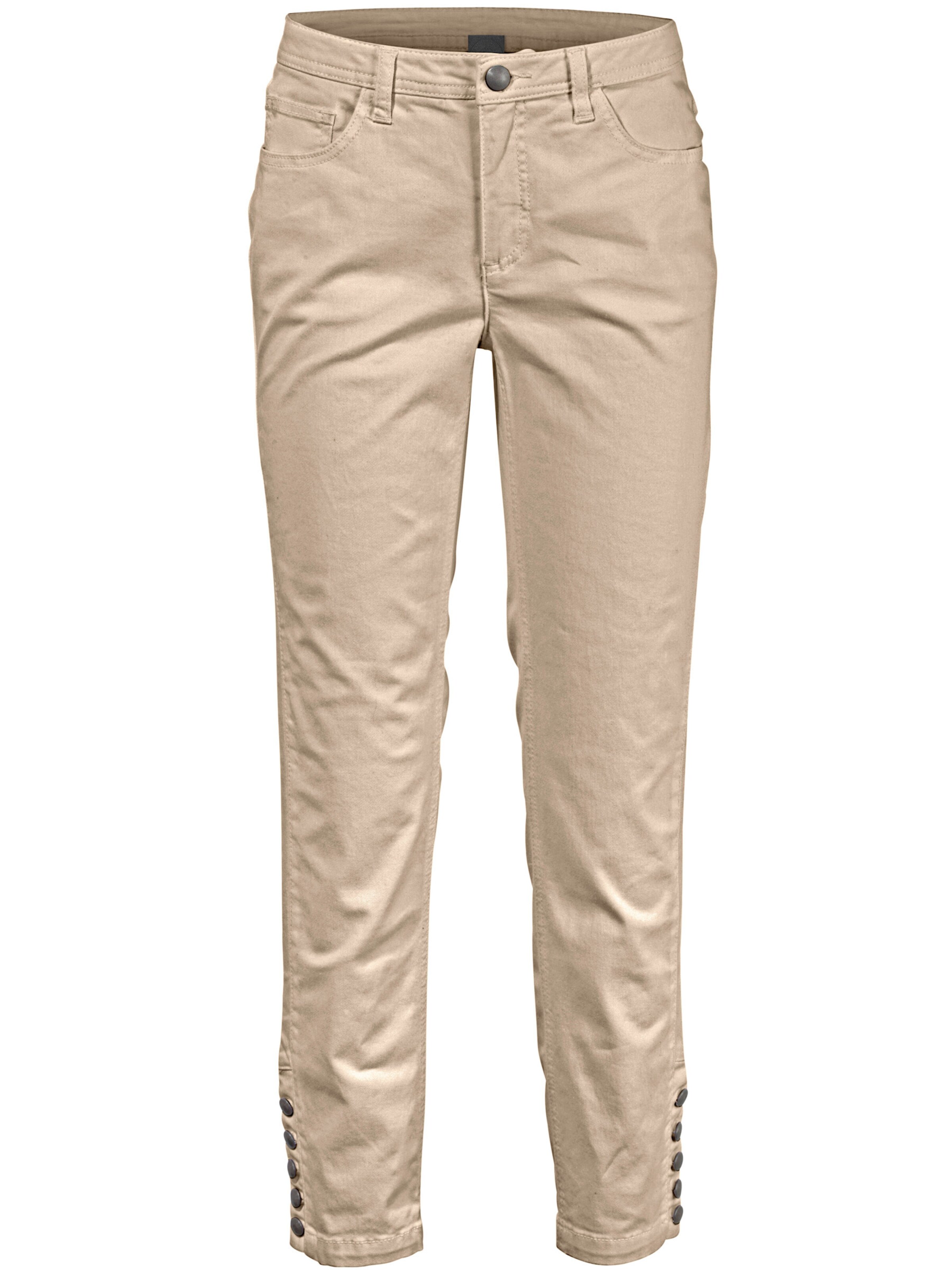 heine Слим Штаны в Бежевый: спереди