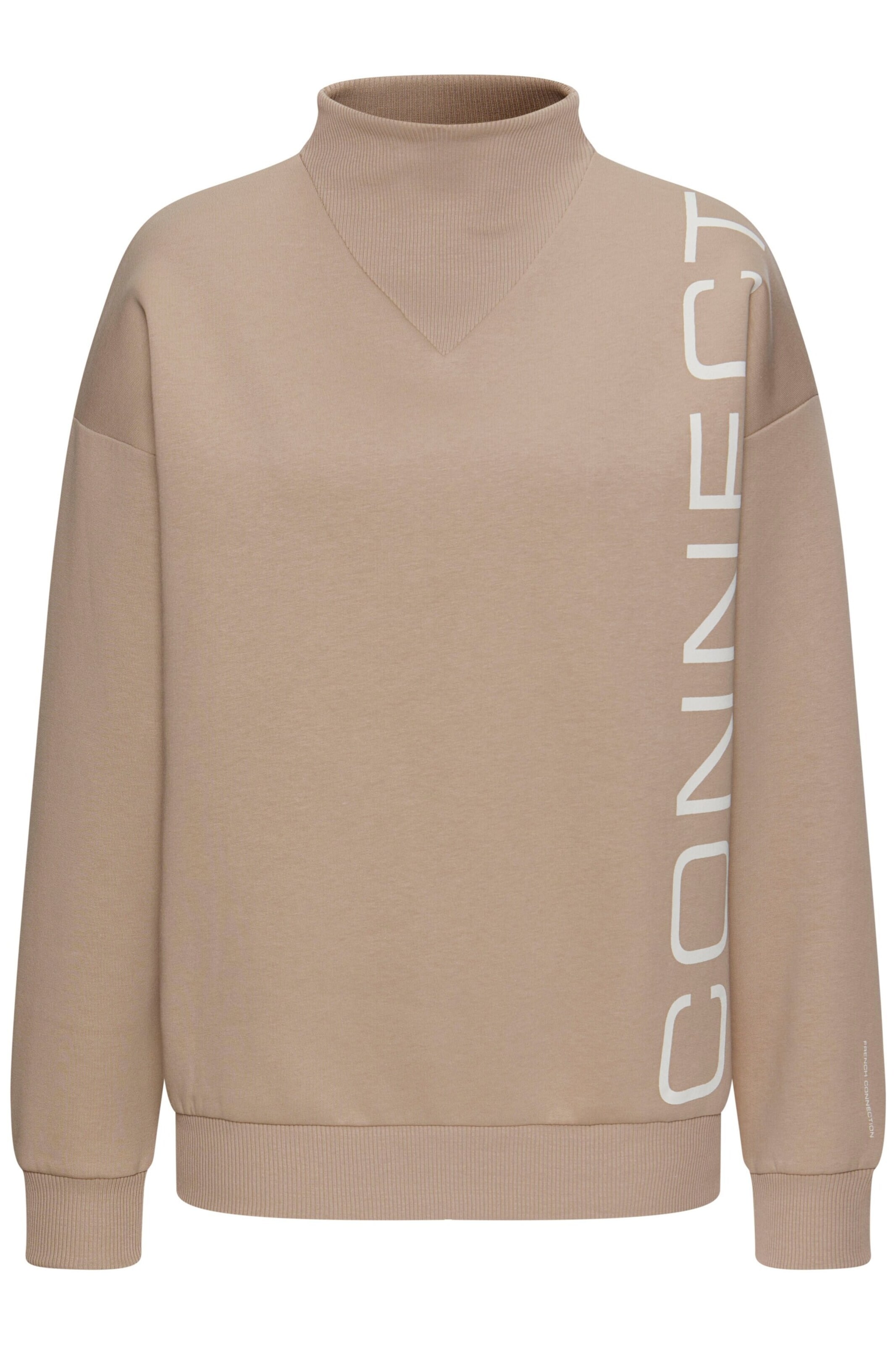 Sweat-shirt FRENCH CONNECTION en marron : devant