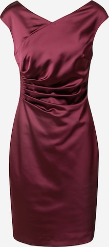 Rochie de cocktail de la SWING pe roșu: față