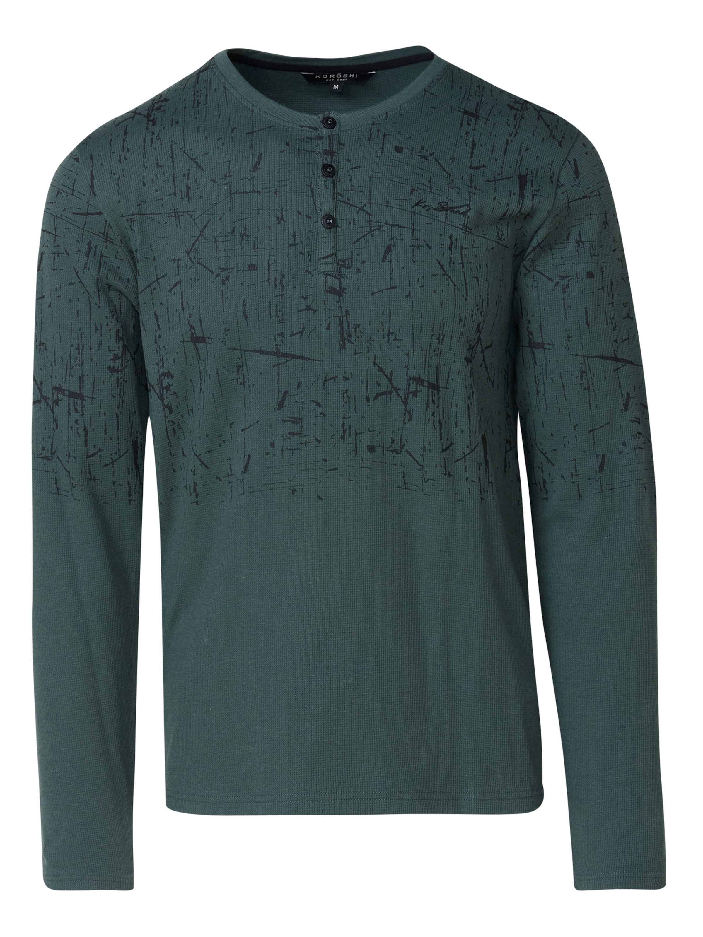 KOROSHI T-shirt i grön: framsida