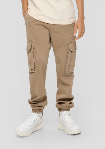 s.Oliver Tapered Pants 'Pete' in Brown