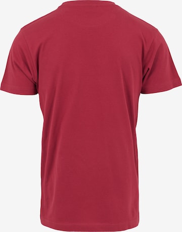 MT Men جينز مضبوط قميص 'OFF' بلون أحمر