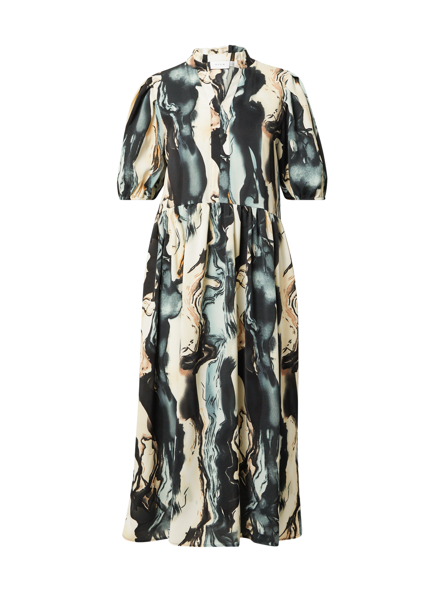 Odzież Kobiety VILA Sukienka koszulowa PERA w kolorze Beżowym 