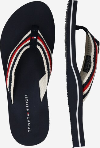 TOMMY HILFIGER Teenslipper 'Essential' in Blauw