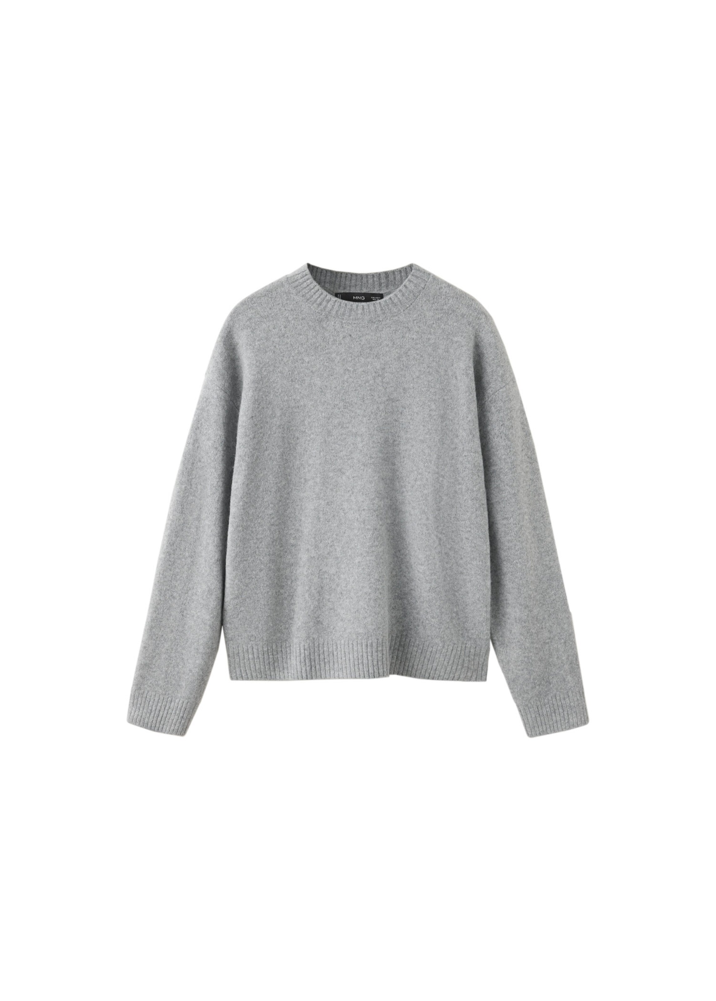 MANGO Sweater 'MARIANO' in Grey: front