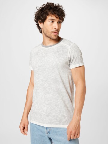 QS Shirt in Grijs: voorkant