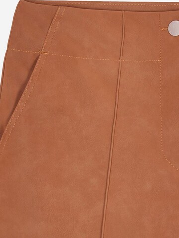 Dilvin Wide leg Broek 'Hose' in Bruin