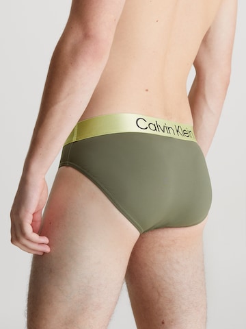 Calvin Klein Swimwear Board Shorts 'Steel' in Green