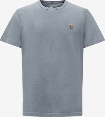 pilka Abercrombie & Fitch Marškinėliai 'EVERYDAY ESSENTIAL': priekis