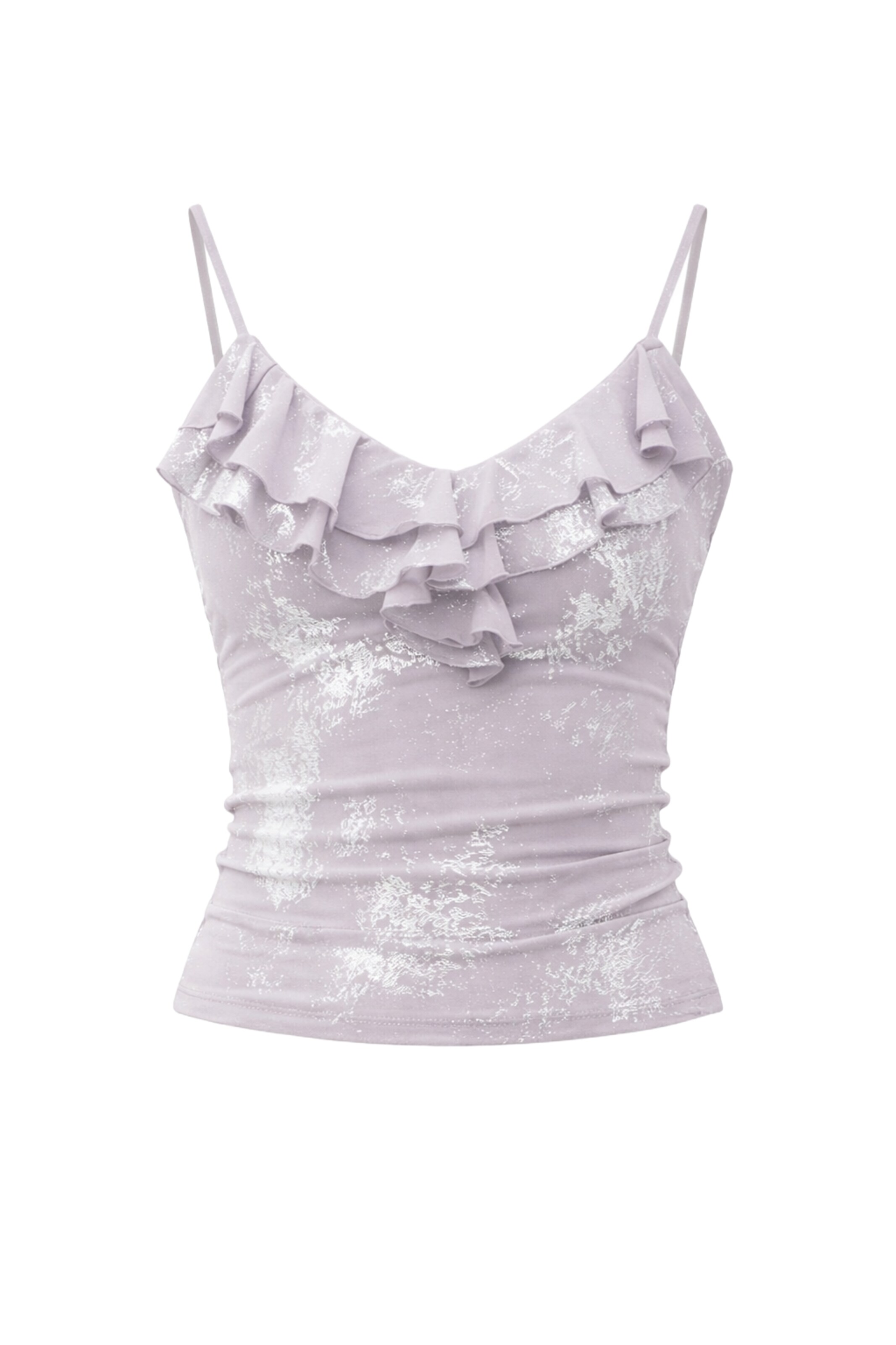 No Matter What Top in Lila: Vorderseite