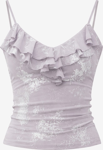 No Matter What Top in Lila: Vorderseite
