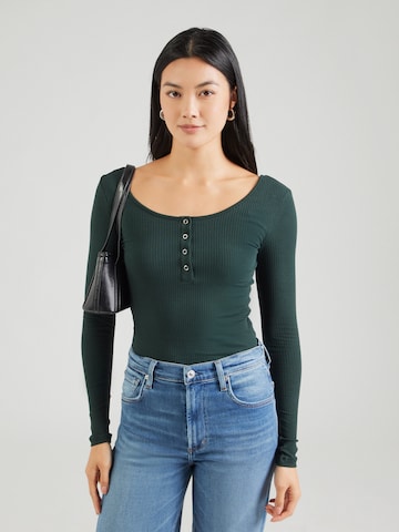 PIECES Shirt 'PCKITTE' in Green: front