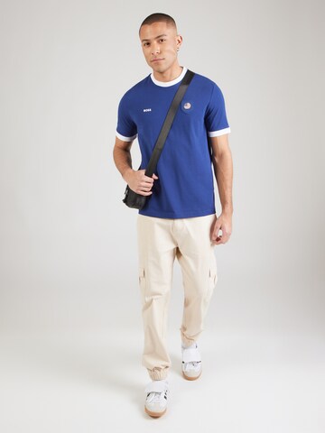 BOSS - Camiseta en azul