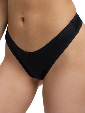 cfab (formerly creamy fabrics) - Braga 'Cotton String' en negro
