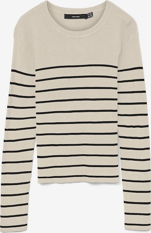 Pull-over 'VMGIZELLE' VERO MODA en beige : devant