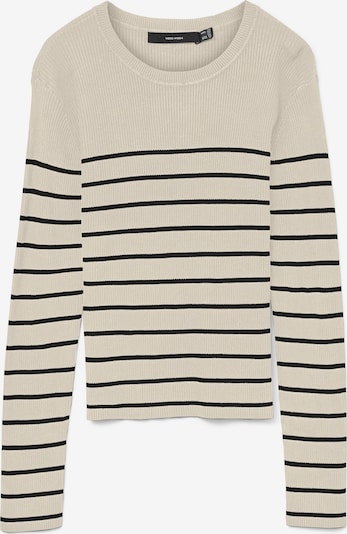 VERO MODA Neulepaita 'VMGIZELLE' värissä beige / musta, Tuotenäkymä