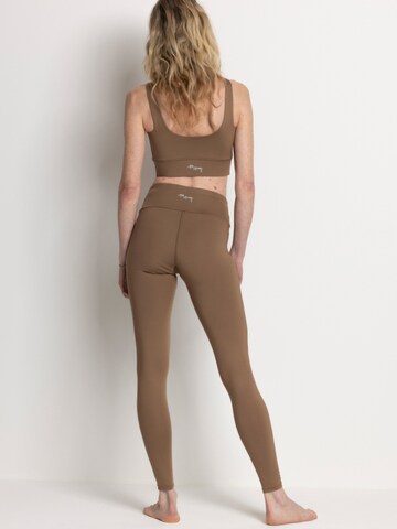 Hey Honey Skinny Leggings 'Unicolor' in Bruin