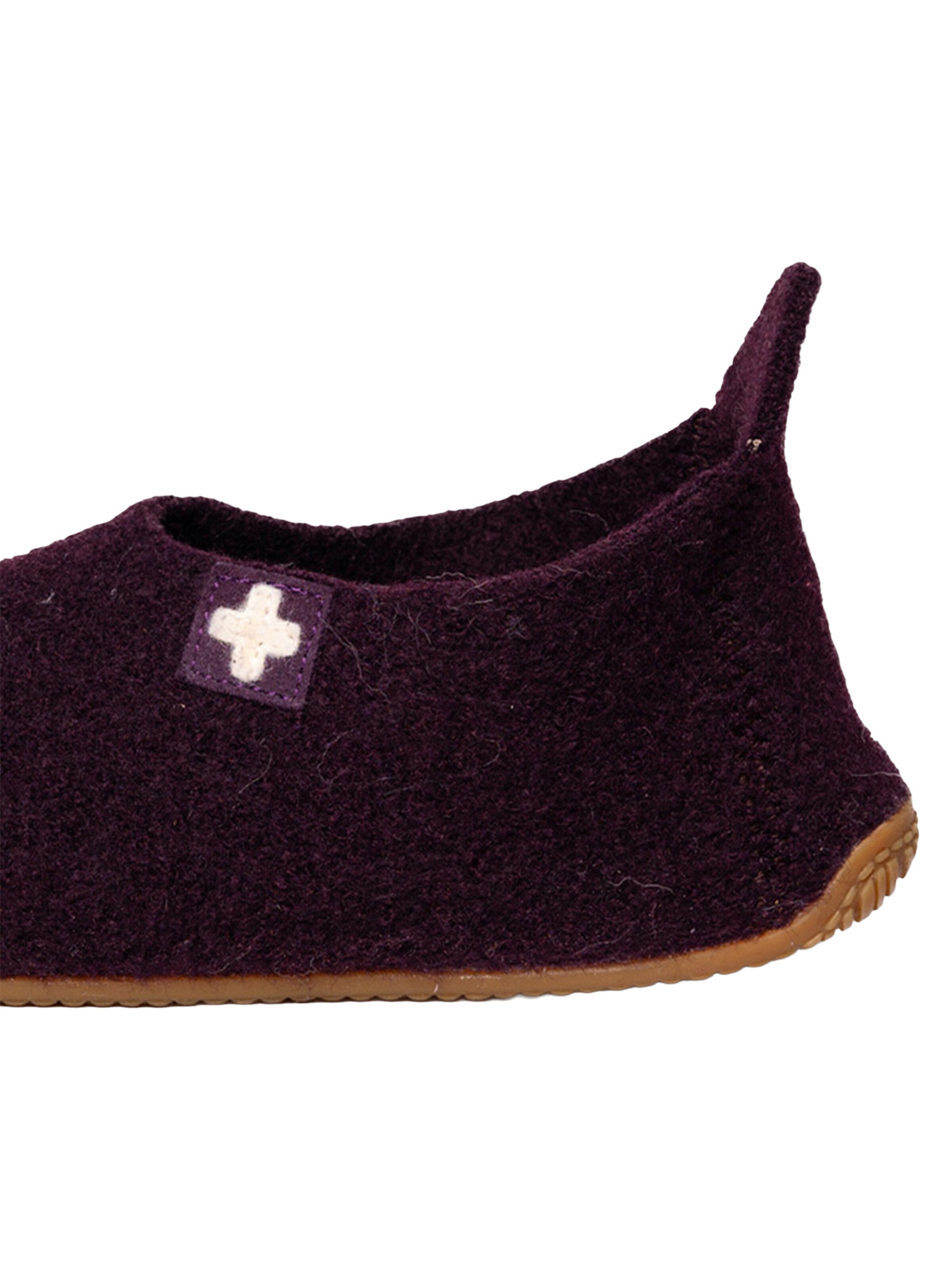 Living Kitzbühel Slippers 'Schurwolle' in Purple