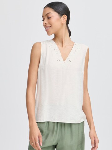 b.young - Blusa 'BYHavala' en blanco: frente