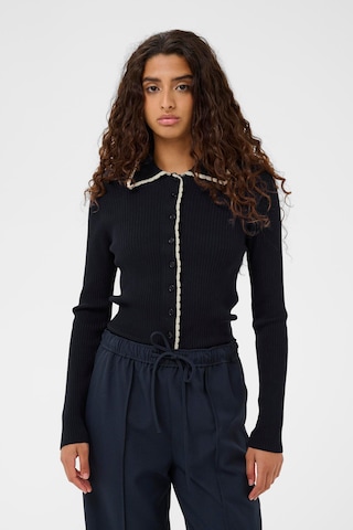 SOAKED IN LUXURY Knit cardigan 'SLLysandra' in Blue: front