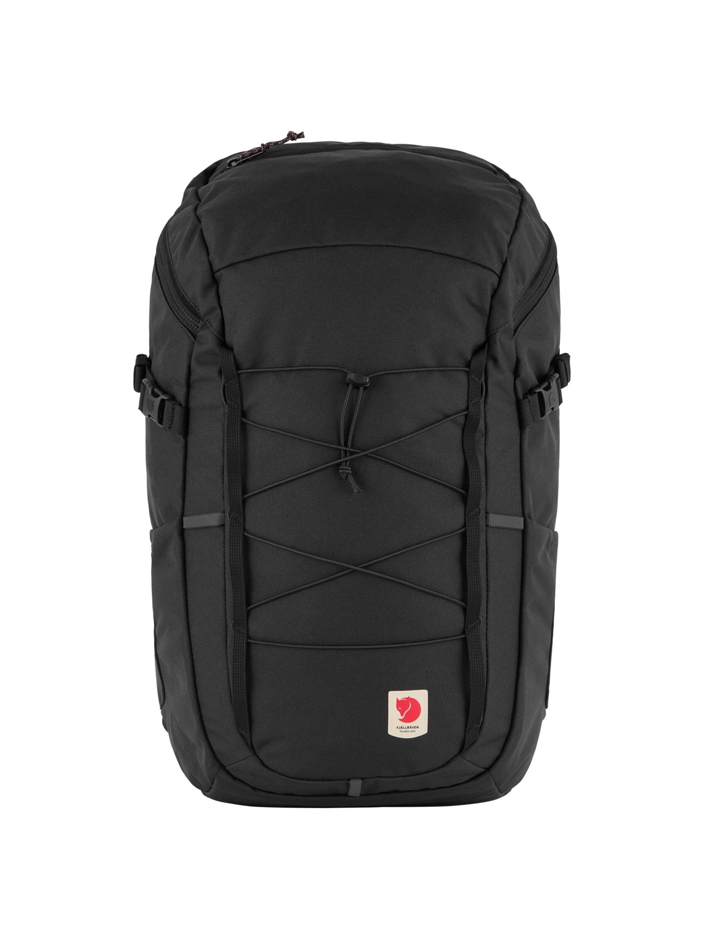 FJALLRAVEN Backpack 'Skule Top Zip' in Black: front