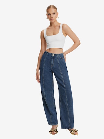 NOCTURNE Wide leg Jeans in Blue