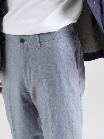 mėlyna JACK & JONES Prigludęs Kelnės su kantu