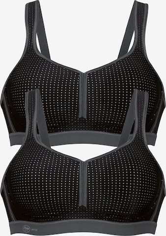 ANITA Bralette Bra 'Performance' in Black: front
